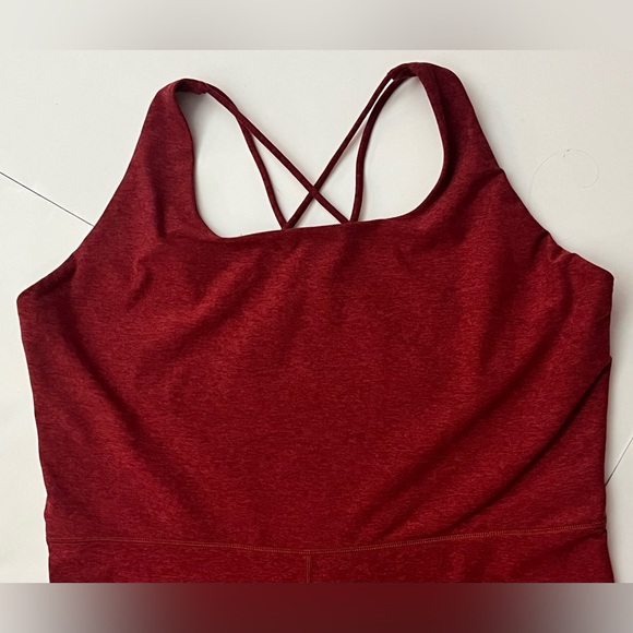 CALIA Carrie Underwood’s Lustraluxe Red/Maroon Sleeveless Jumpsuit Size XXL - Picture 4 of 15